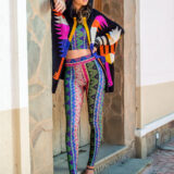 Chaskakay Hood Coat & Linku Leggings & Linku Top